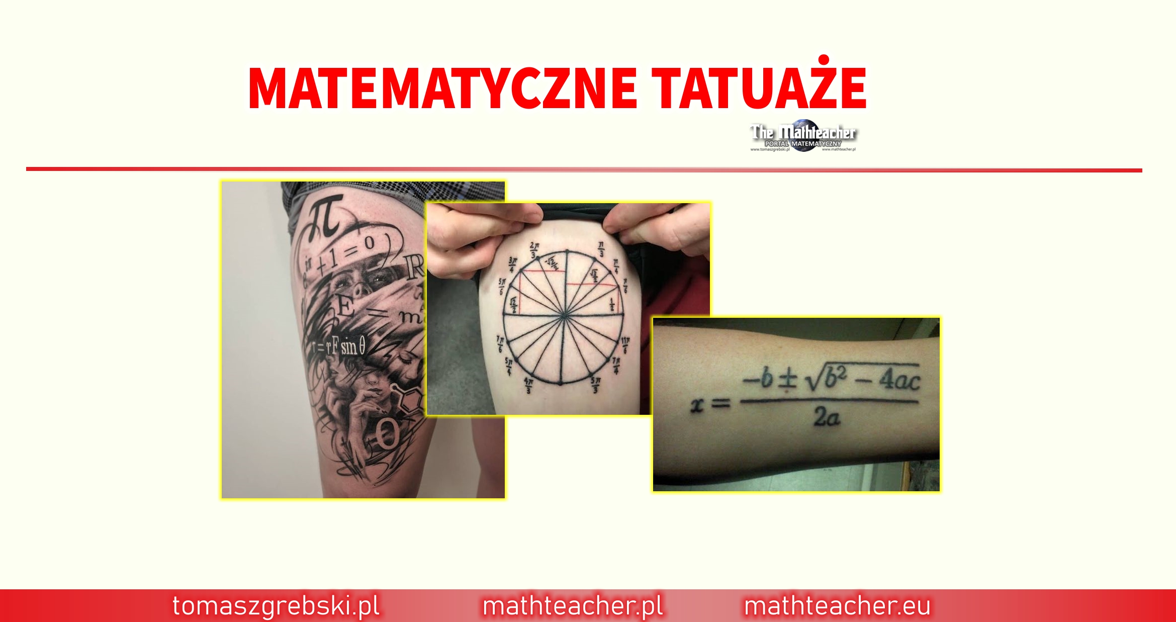 Matematyczne tatuaże