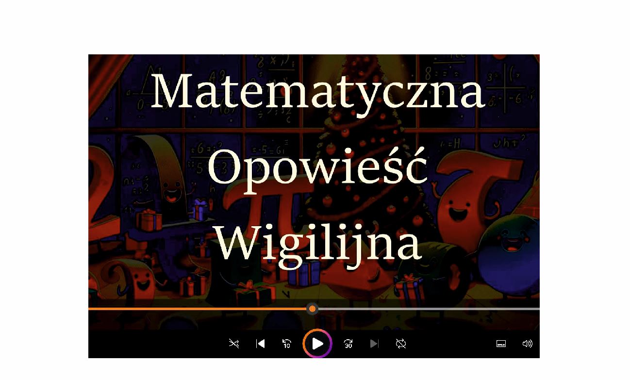 Matematyczna Opowieść Wigilijna