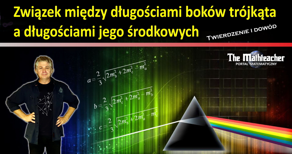 Związek między długościami boków trójkąta a długościami jego środkowych